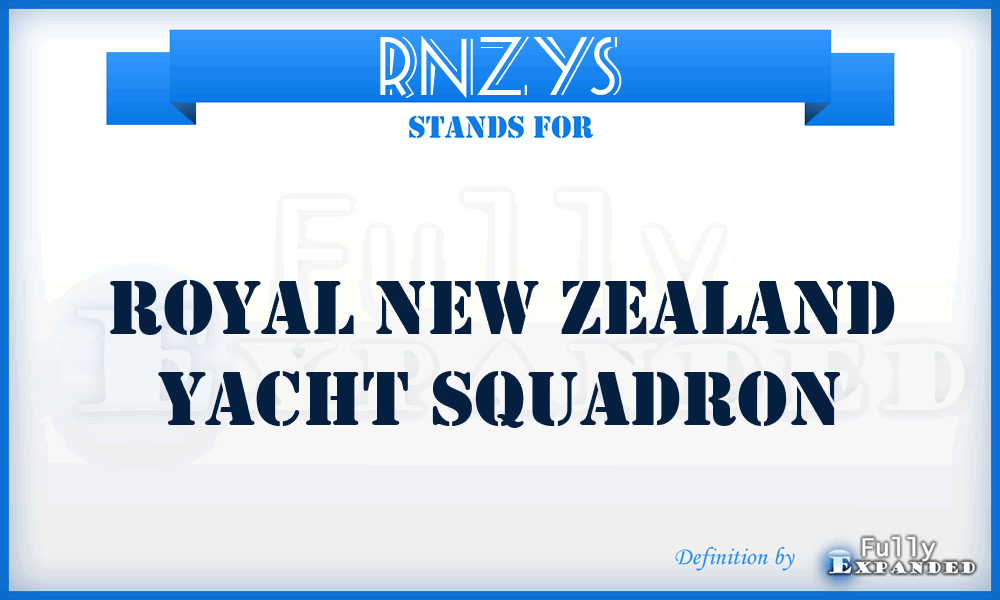 RNZYS - Royal New Zealand Yacht Squadron
