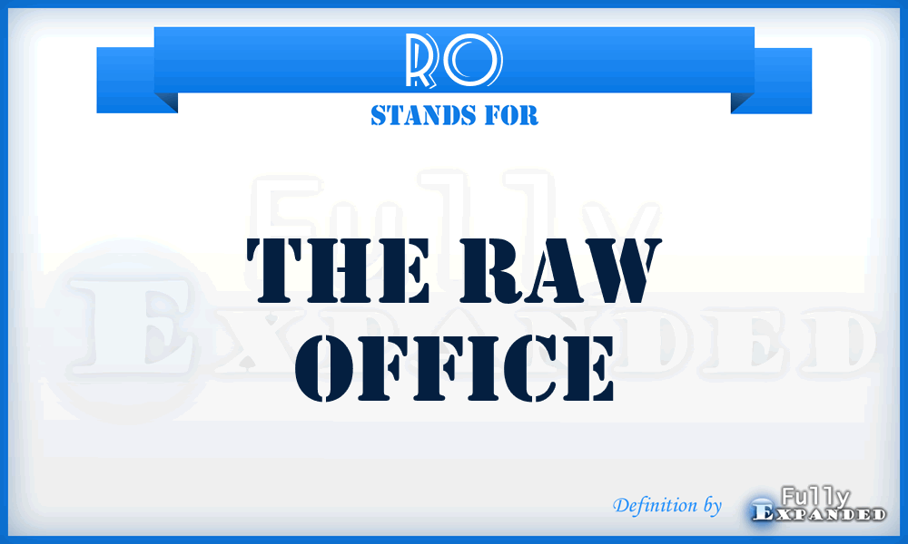 RO - The Raw Office