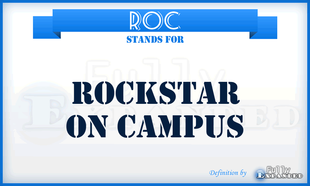 ROC - Rockstar On Campus