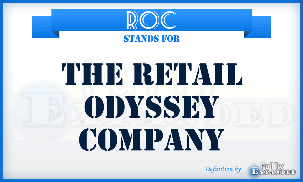 ROC - The Retail Odyssey Company