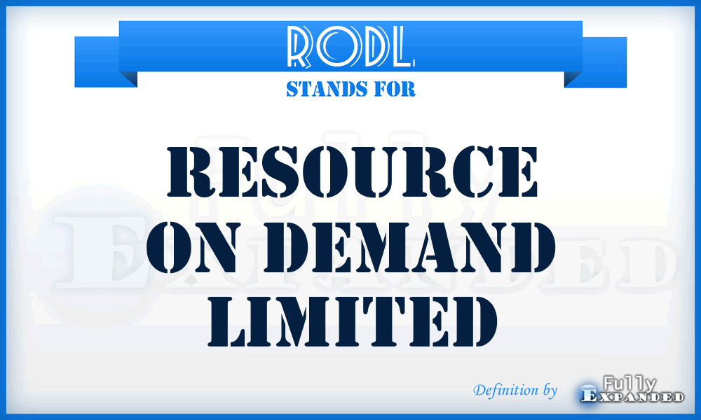 RODL - Resource On Demand Limited