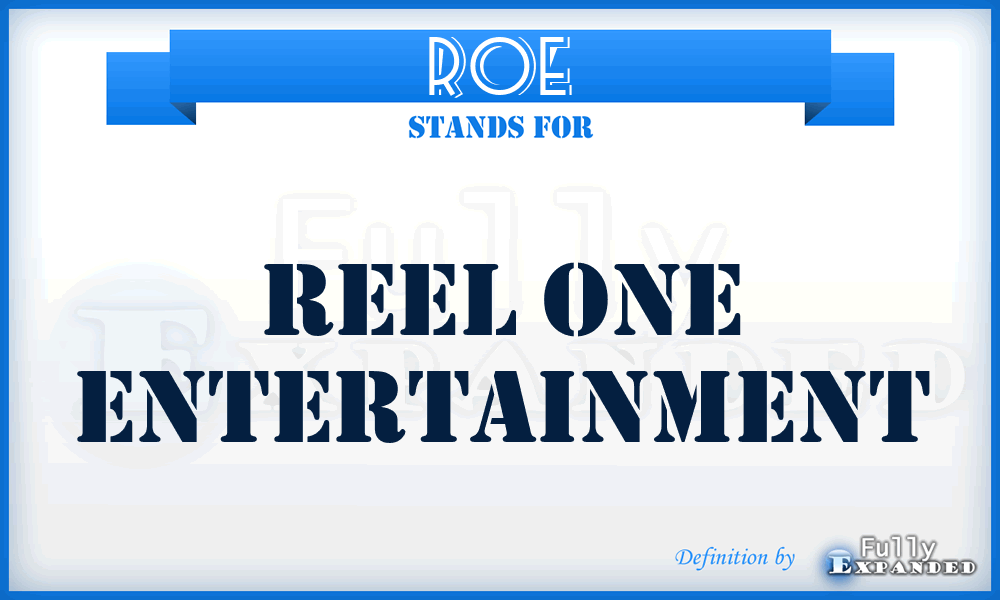 ROE - Reel One Entertainment