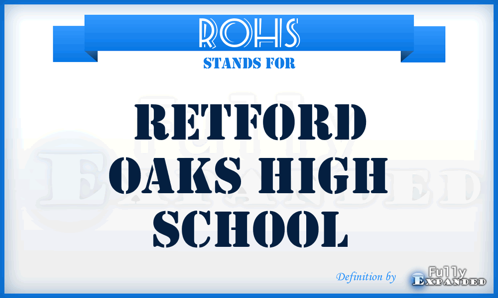 ROHS - Retford Oaks High School