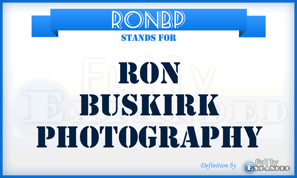 RONBP - RON Buskirk Photography