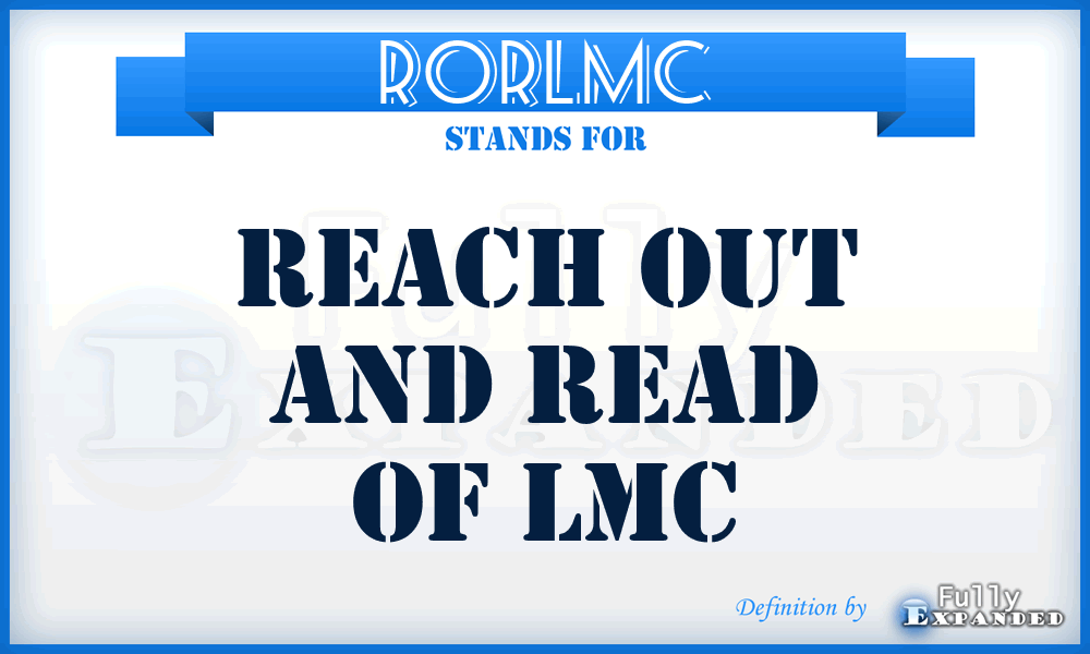 RORLMC - Reach Out and Read of LMC