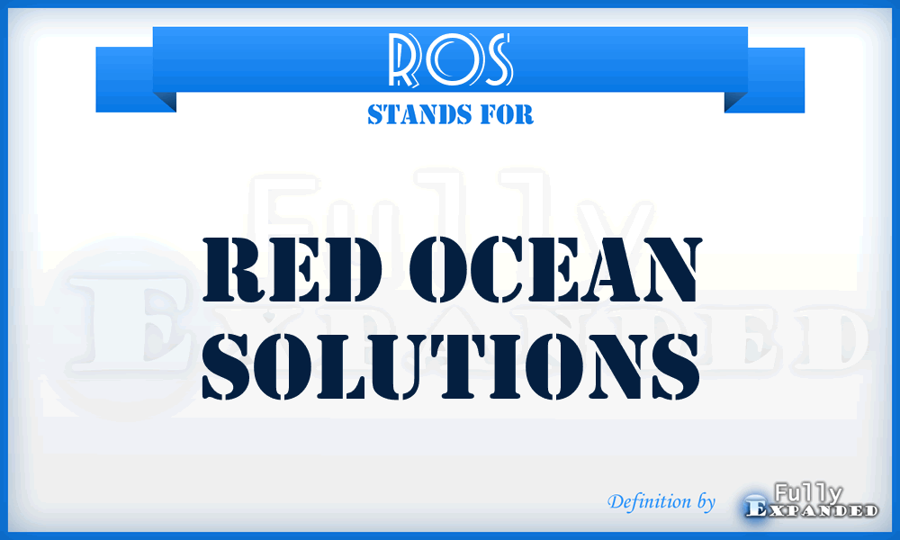 ROS - Red Ocean Solutions
