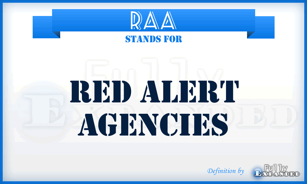 RAA - Red Alert Agencies