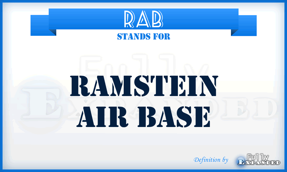 RAB - Ramstein Air Base