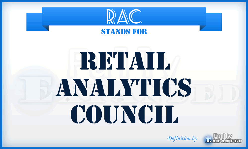 RAC - Retail Analytics Council