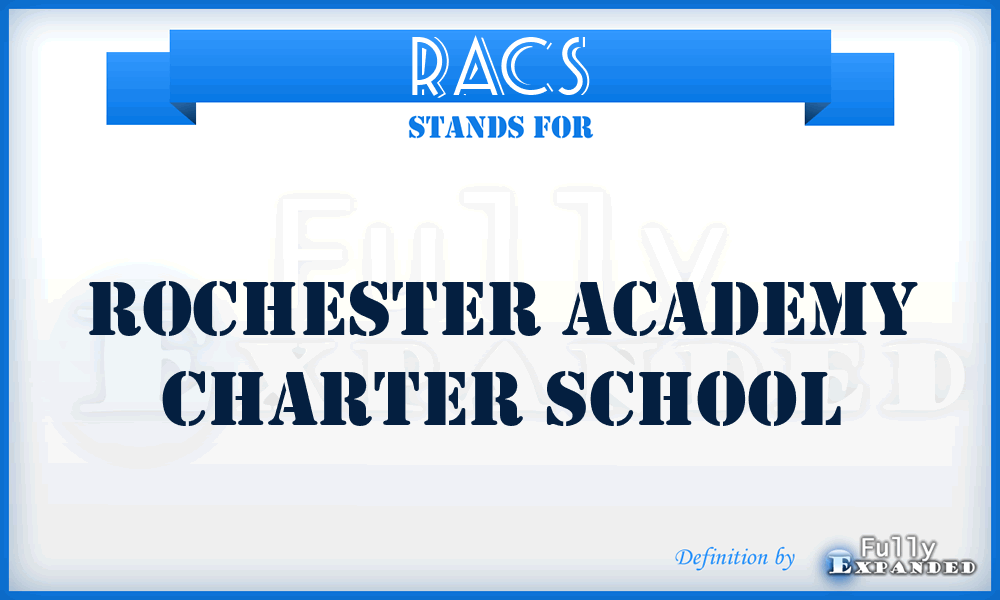 RACS - Rochester Academy Charter School