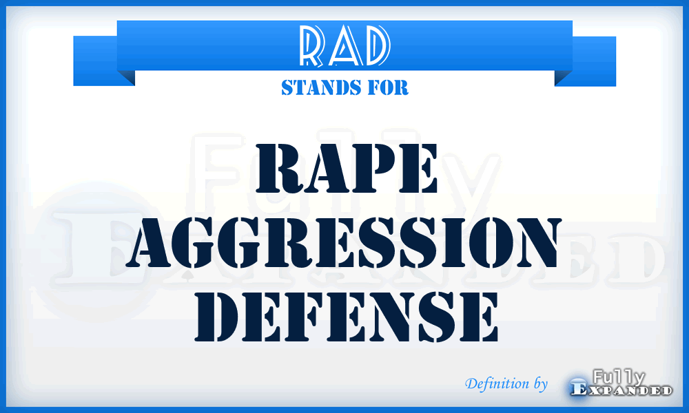 RAD - Rape Aggression Defense