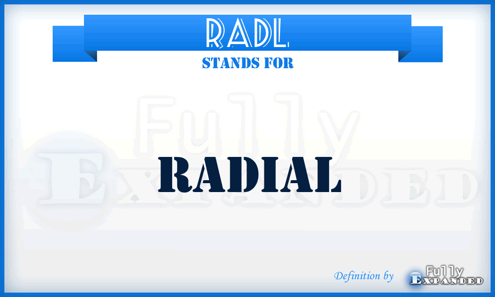 RADL - Radial