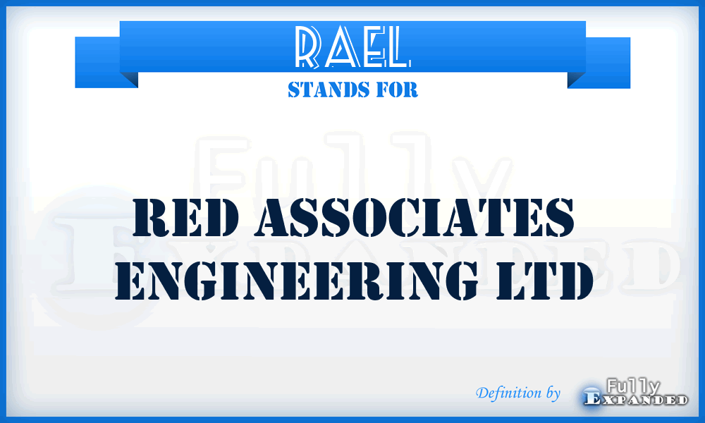 RAEL - Red Associates Engineering Ltd