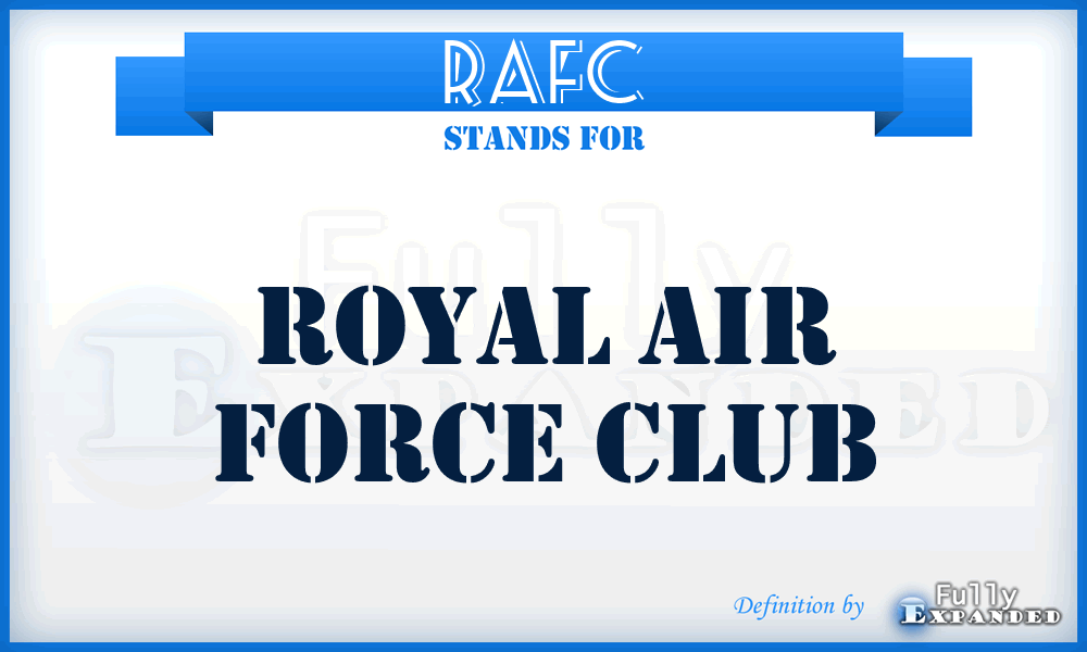 RAFC - Royal Air Force Club