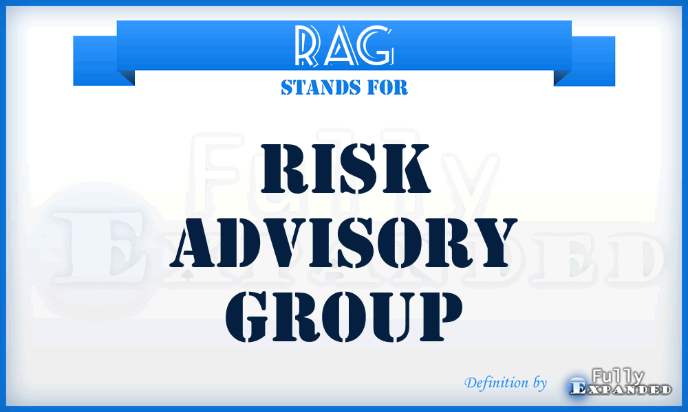 RAG - Risk Advisory Group