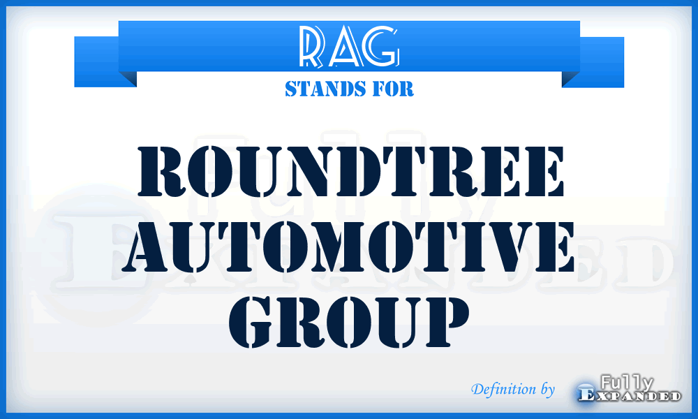 RAG - Roundtree Automotive Group