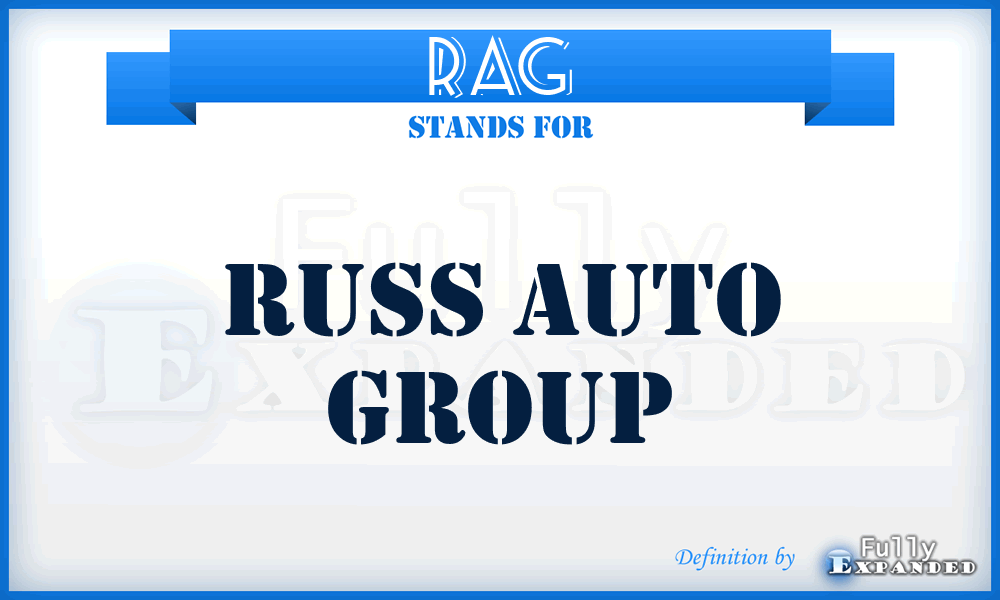 RAG - Russ Auto Group