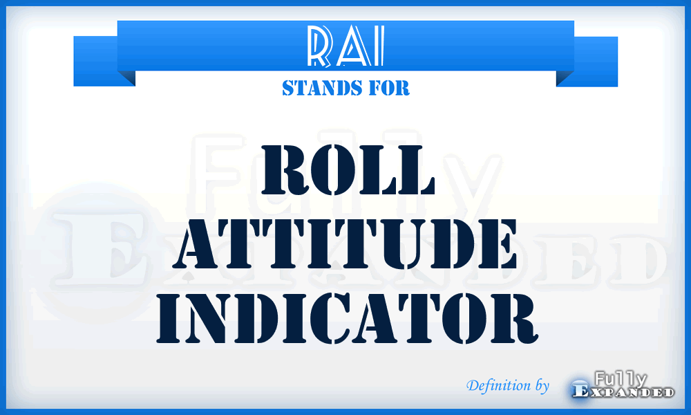 RAI - Roll Attitude Indicator