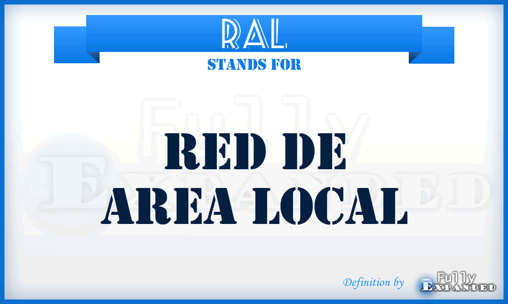 RAL - Red de Area Local