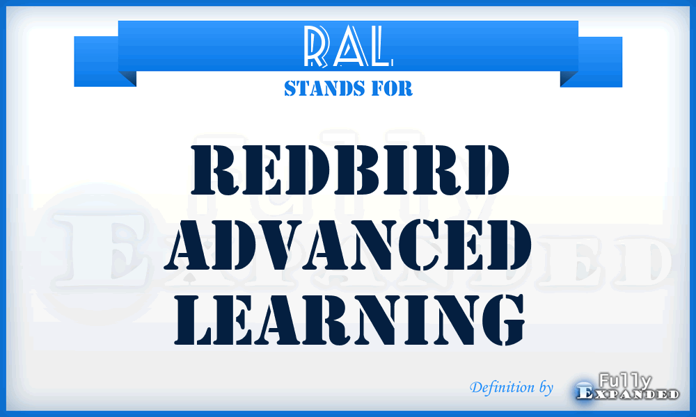 RAL - Redbird Advanced Learning