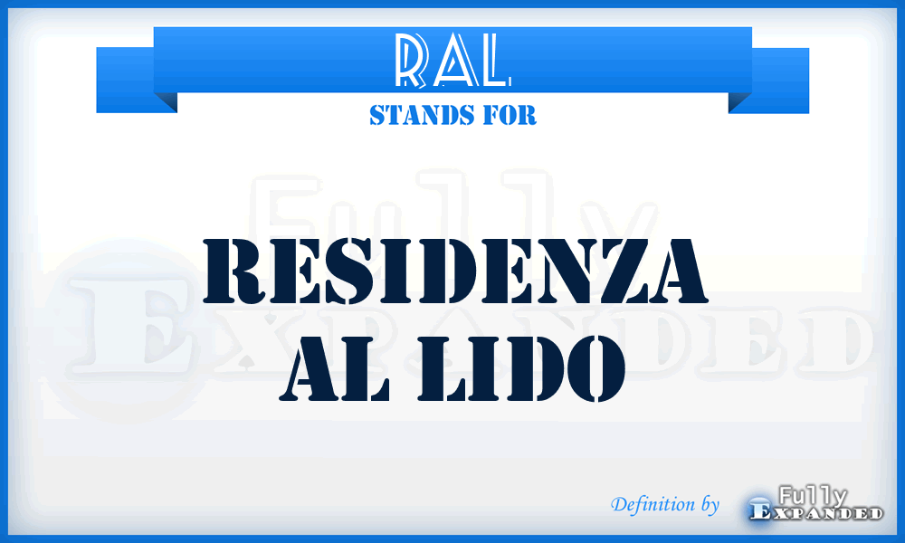 RAL - Residenza Al Lido