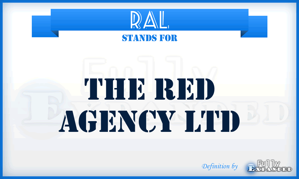 RAL - The Red Agency Ltd