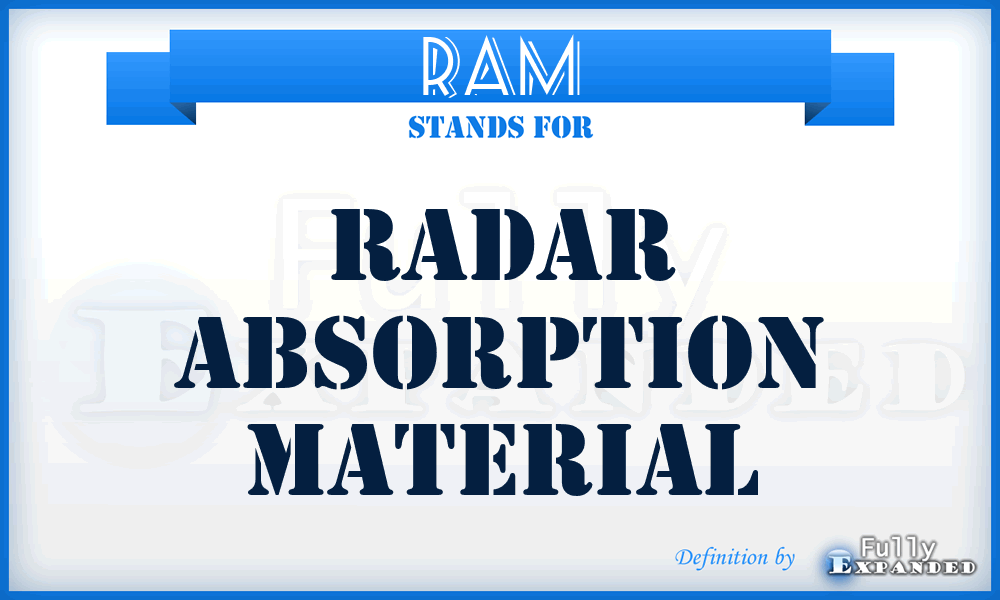 RAM - Radar Absorption Material