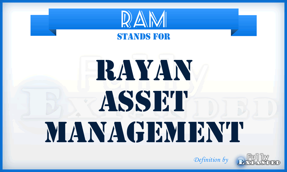 RAM - Rayan Asset Management
