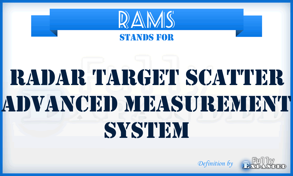 RAMS - Radar Target Scatter Advanced Measurement System