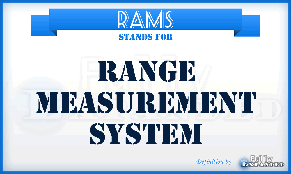 RAMS - Range Measurement System