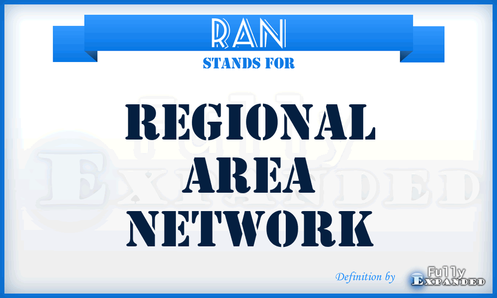 RAN - Regional Area Network