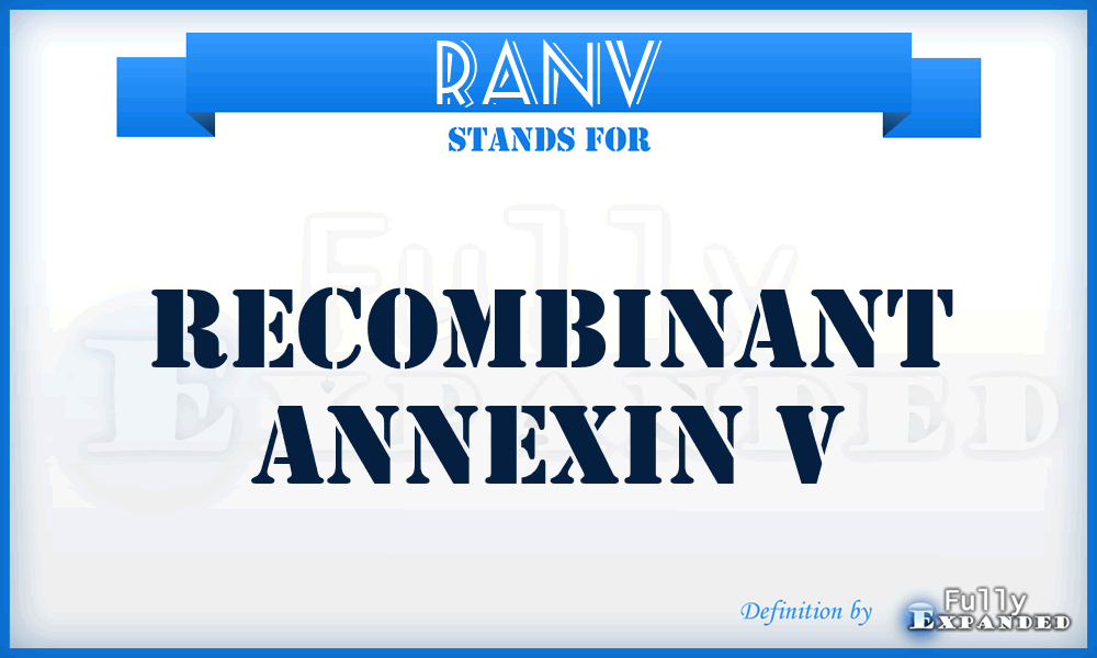 RANV - Recombinant ANnexin V