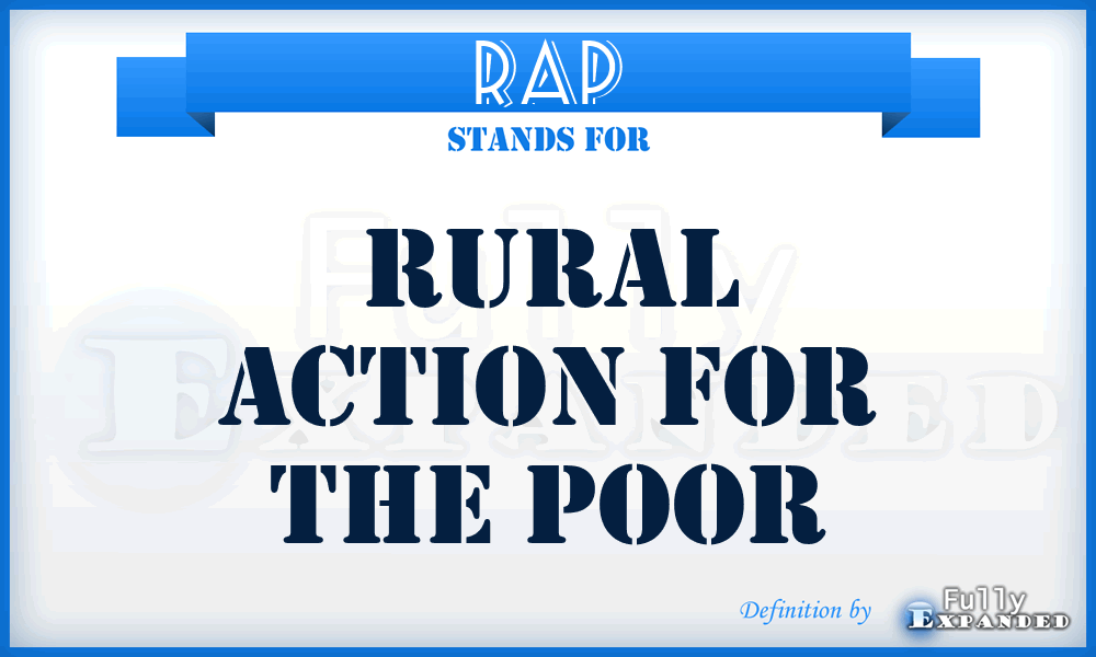 RAP - Rural Action for the Poor