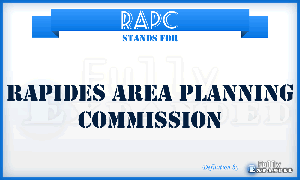 RAPC - Rapides Area Planning Commission