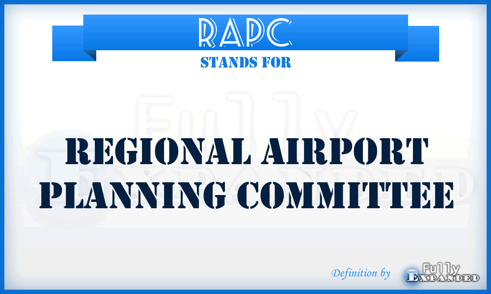 RAPC - Regional Airport Planning Committee