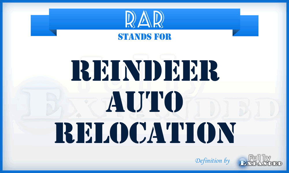 RAR - Reindeer Auto Relocation