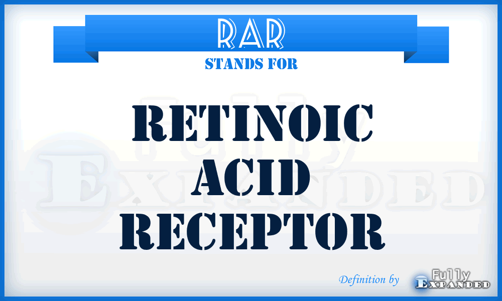 RAR - Retinoic Acid Receptor
