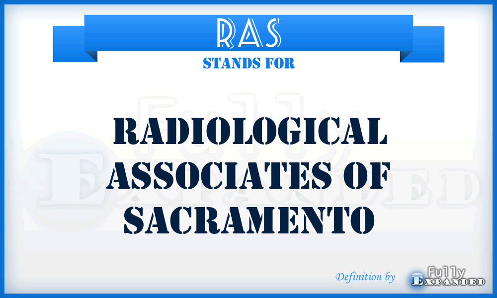 RAS - Radiological Associates of Sacramento