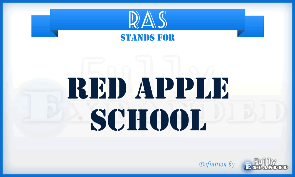 RAS - Red Apple School