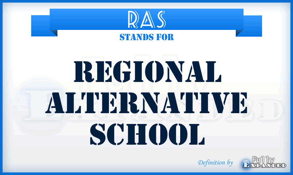 RAS - Regional Alternative School