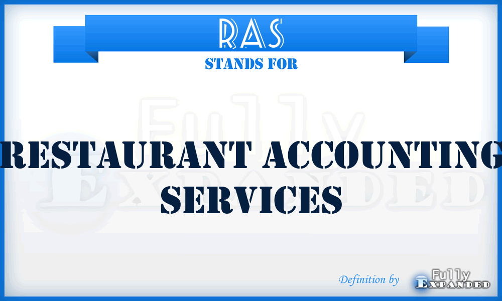 RAS - Restaurant Accounting Services