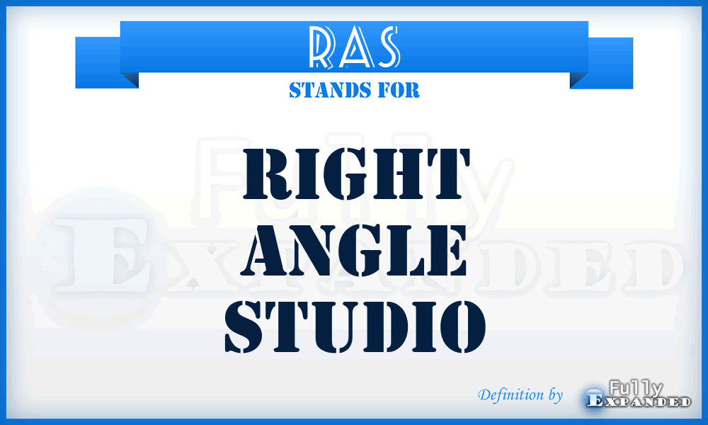RAS - Right Angle Studio