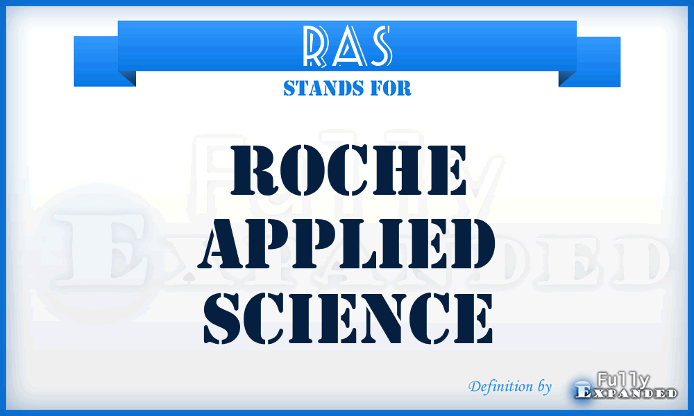 RAS - Roche Applied Science