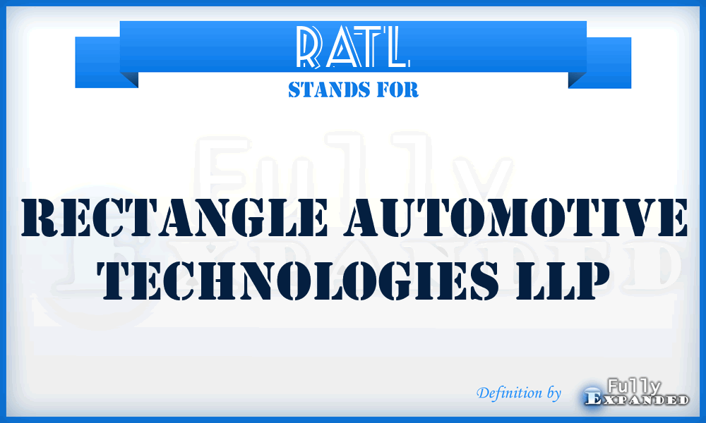 RATL - Rectangle Automotive Technologies LLP