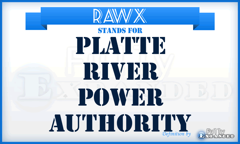 RAWX - Platte River Power Authority