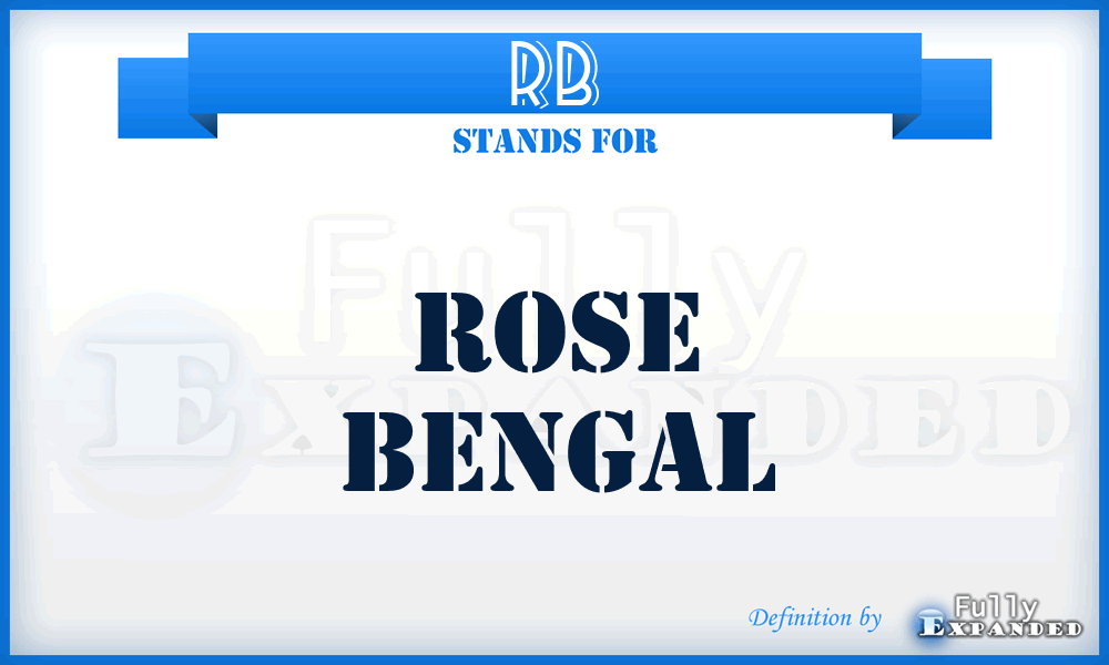 RB - Rose Bengal
