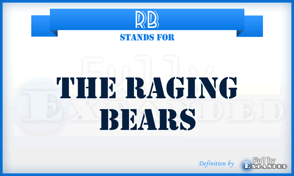 RB - The Raging Bears