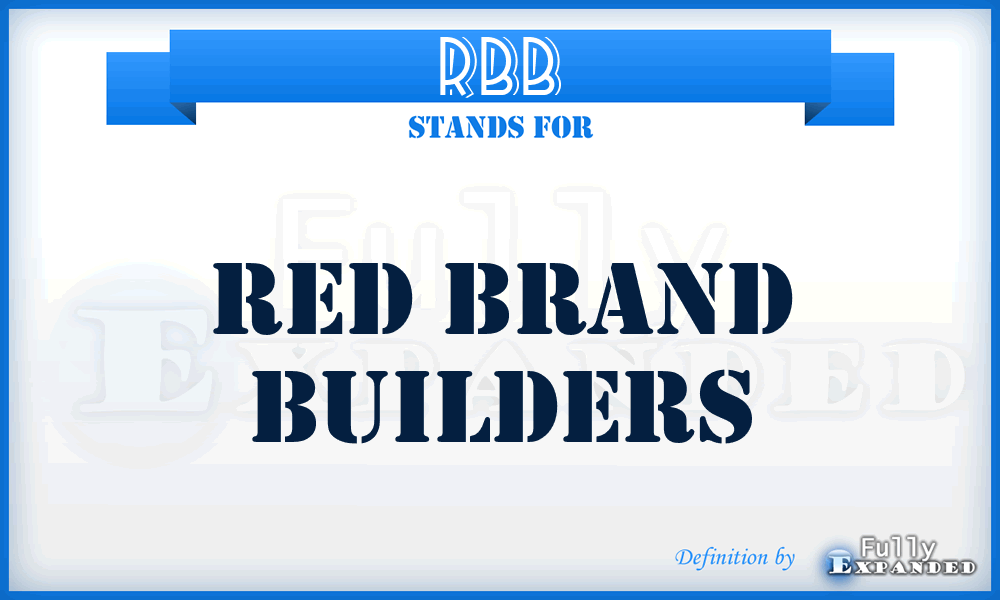 RBB - Red Brand Builders