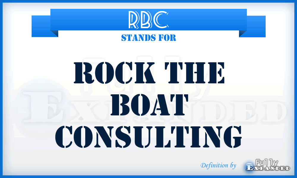 RBC - Rock the Boat Consulting