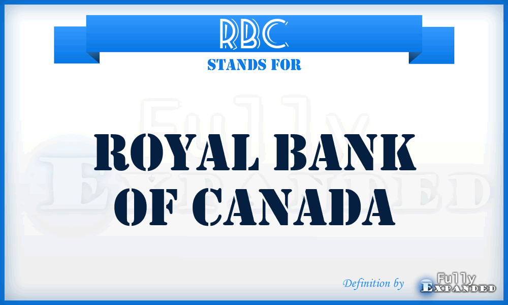 RBC - Royal Bank of Canada